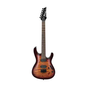 Ibanez S621QM-DEB Electric Guitar, Dragon Eye Burst