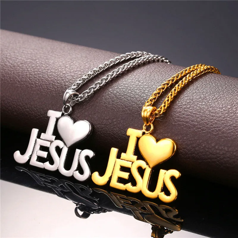 Jesus Heart Necklace