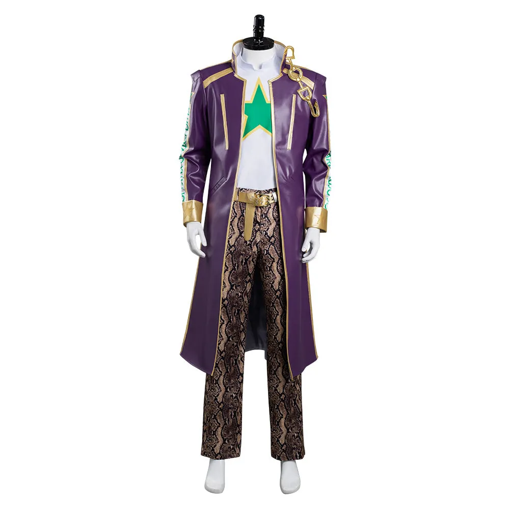 JoJo‘s Bizarre Adventure Stone Ocean Kujo Jotaro Outfits Cosplay Costume Halloween Carnival Suit