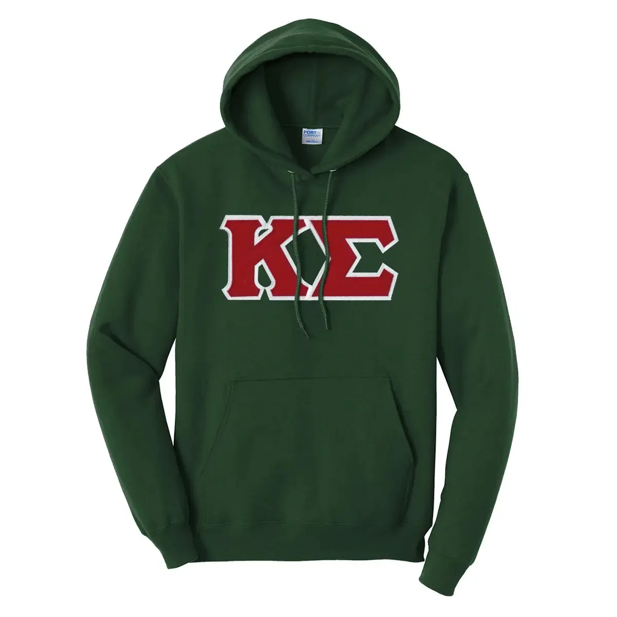 Kappa Sig Forest Hoodie with Sewn On Letters
