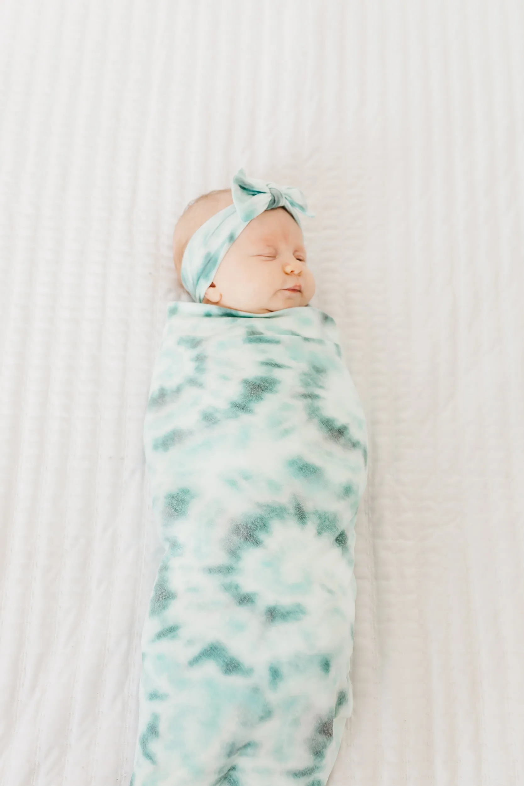 Knit Headband Bow - Bahama