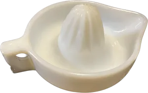 Large milk glass juicer