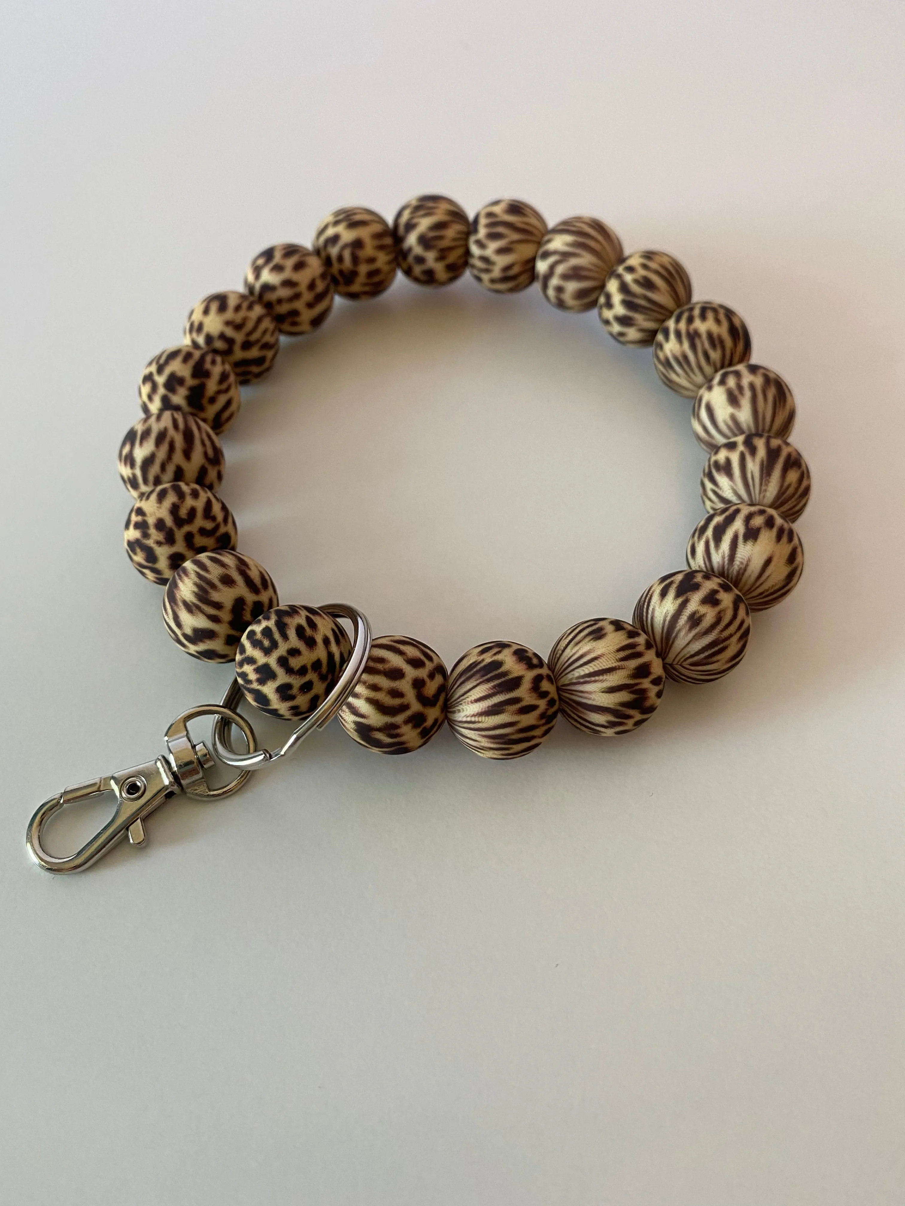 “Leopard Print” Wristlet Keychain