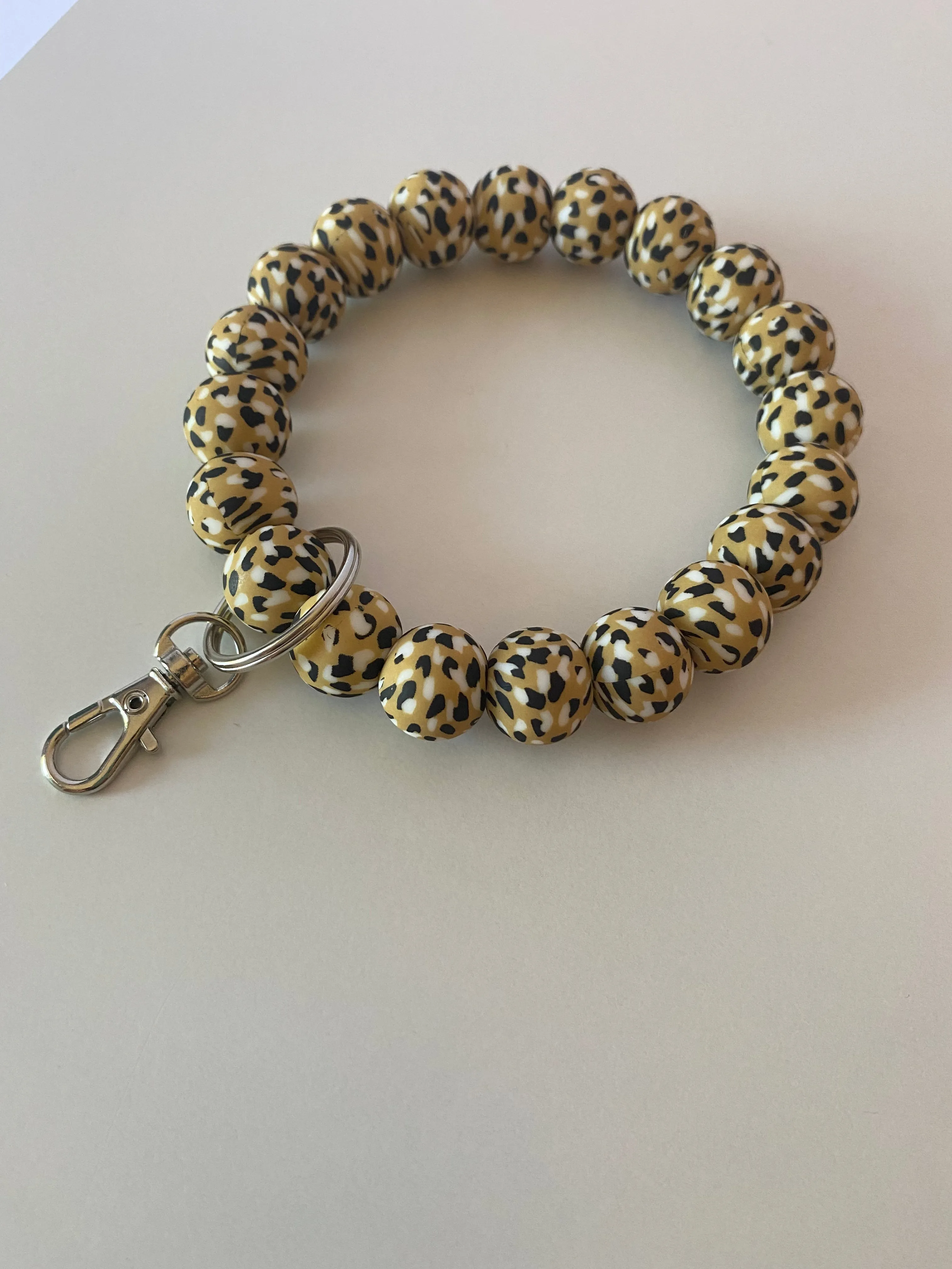 “Leopard Print” Wristlet Keychain