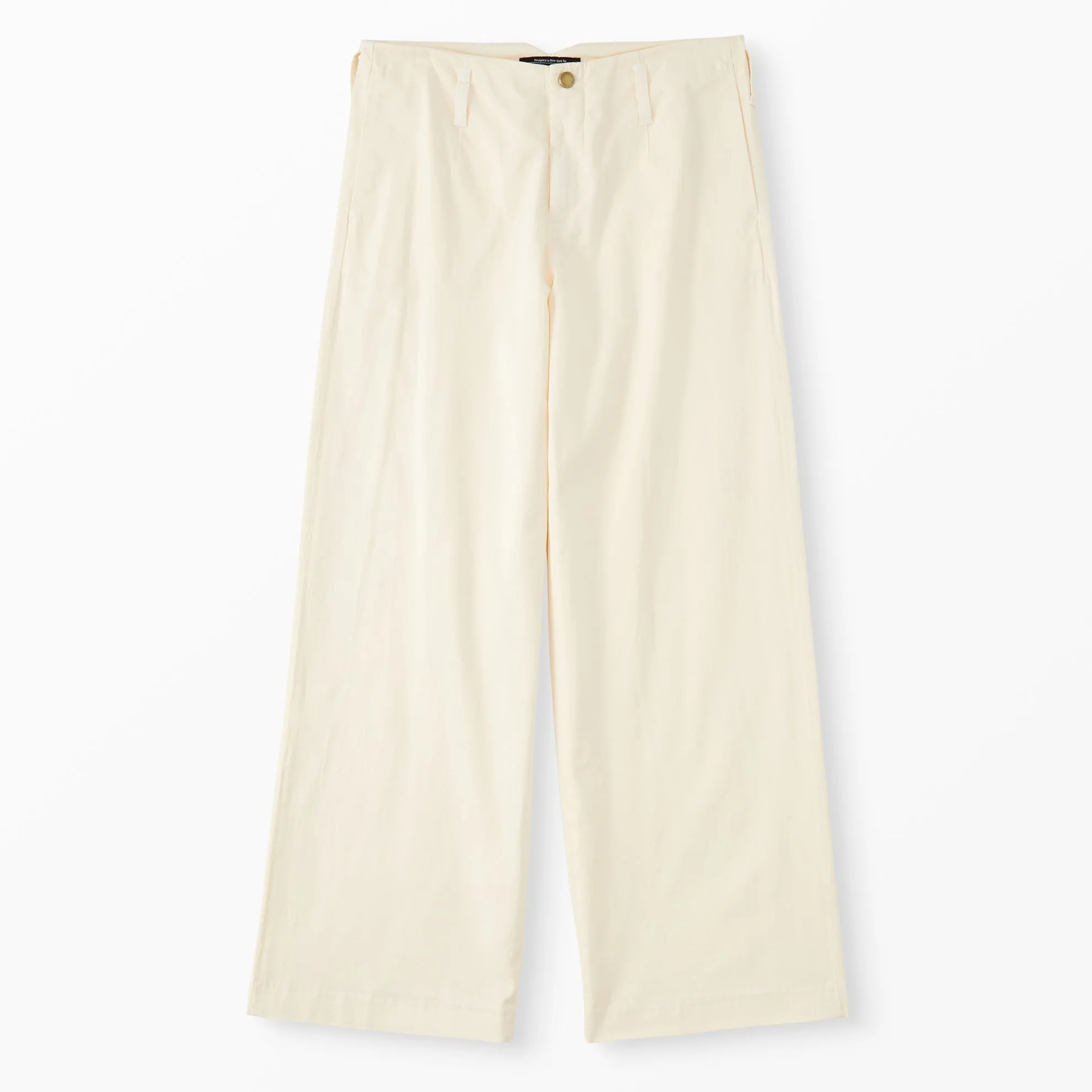 Lightweight Twill Wide Legs