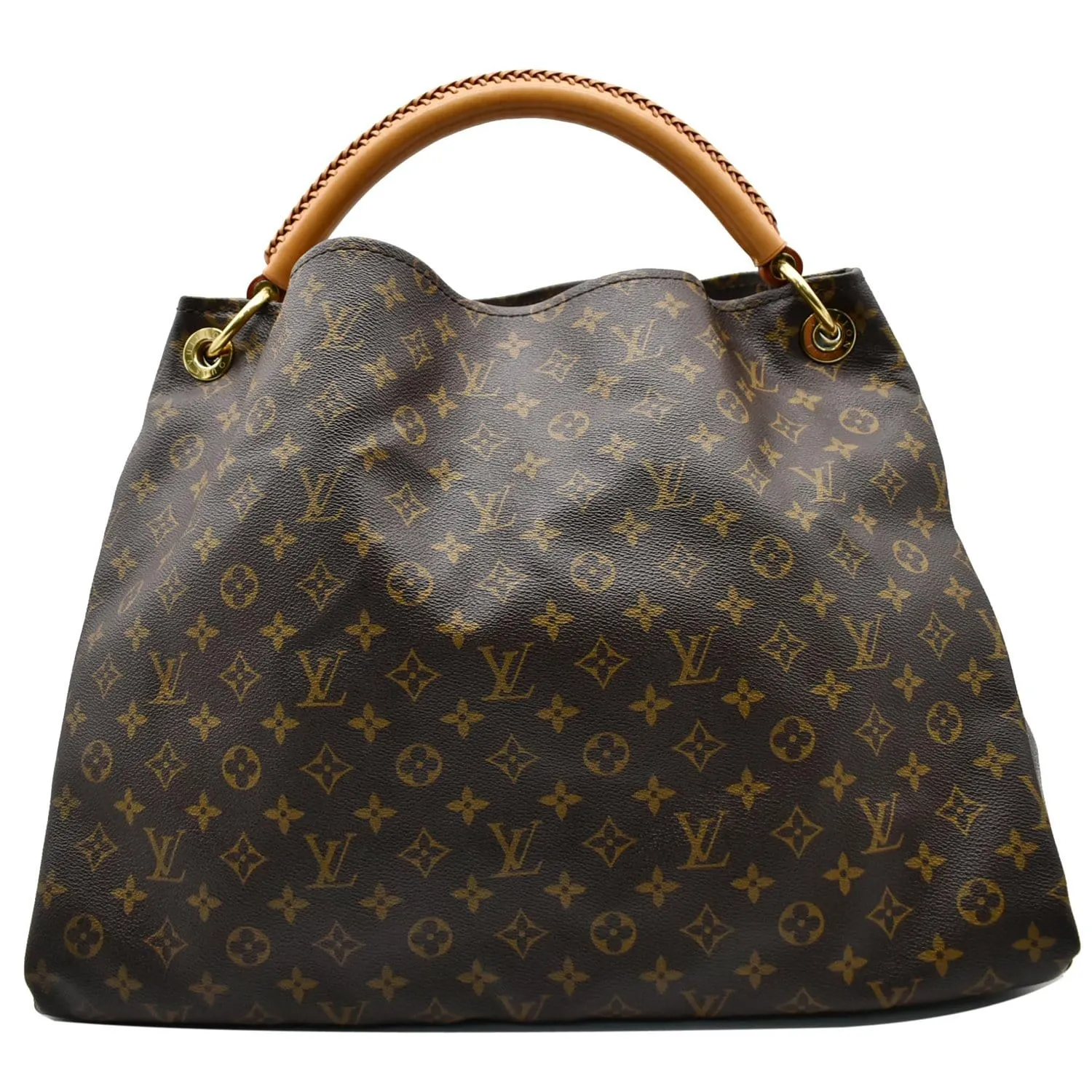 LOUIS VUITTON Artsy GM Monogram Canvas Hobo Bag Brown