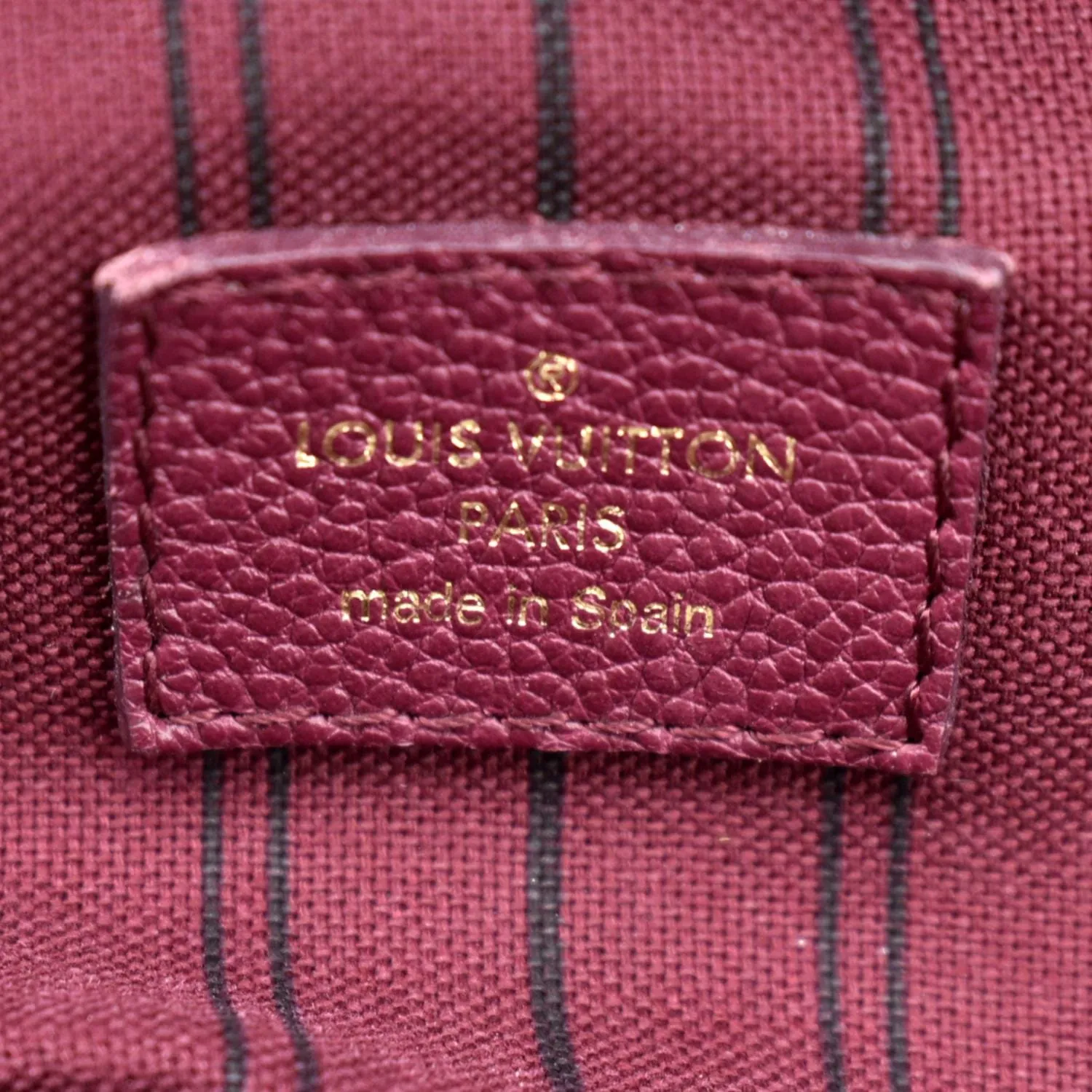 LOUIS VUITTON Artsy MM Empreinte Leather Hobo Bag Plum