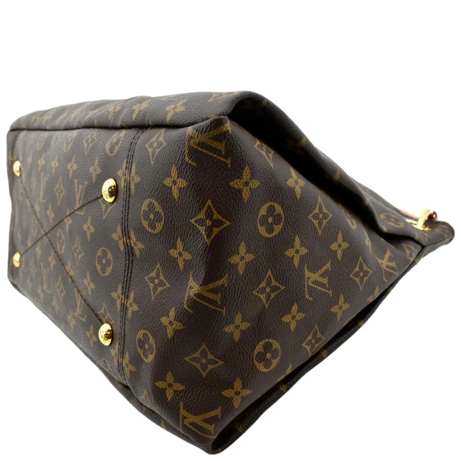 LOUIS VUITTON  Artsy MM Monogram Canvas Hobo Bag Brown