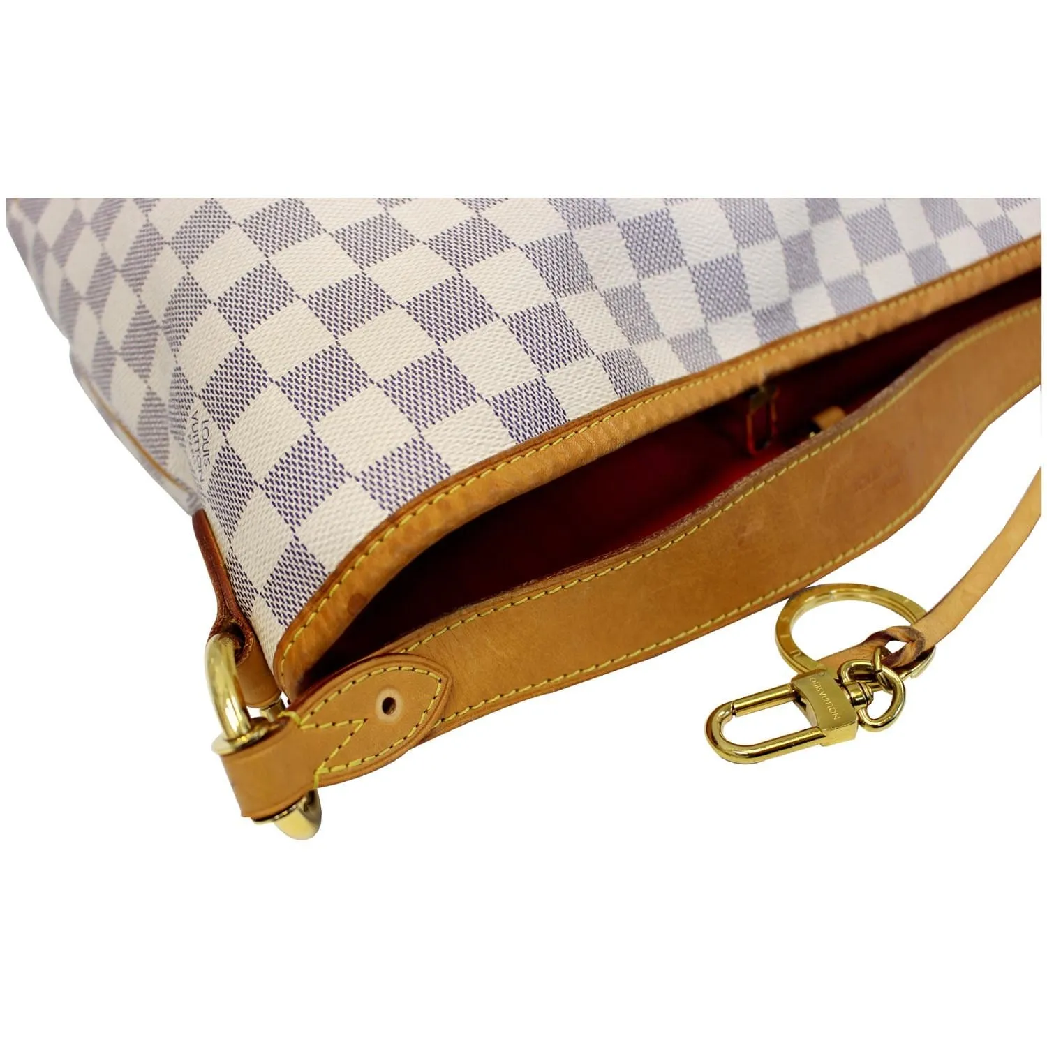 LOUIS VUITTON Delightful PM Damier Azur Shoulder Hobo Bag
