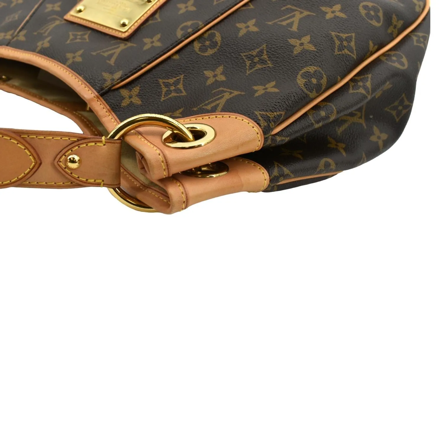LOUIS VUITTON Galliera PM Monogram Canvas Hobo Shoulder Bag Brown