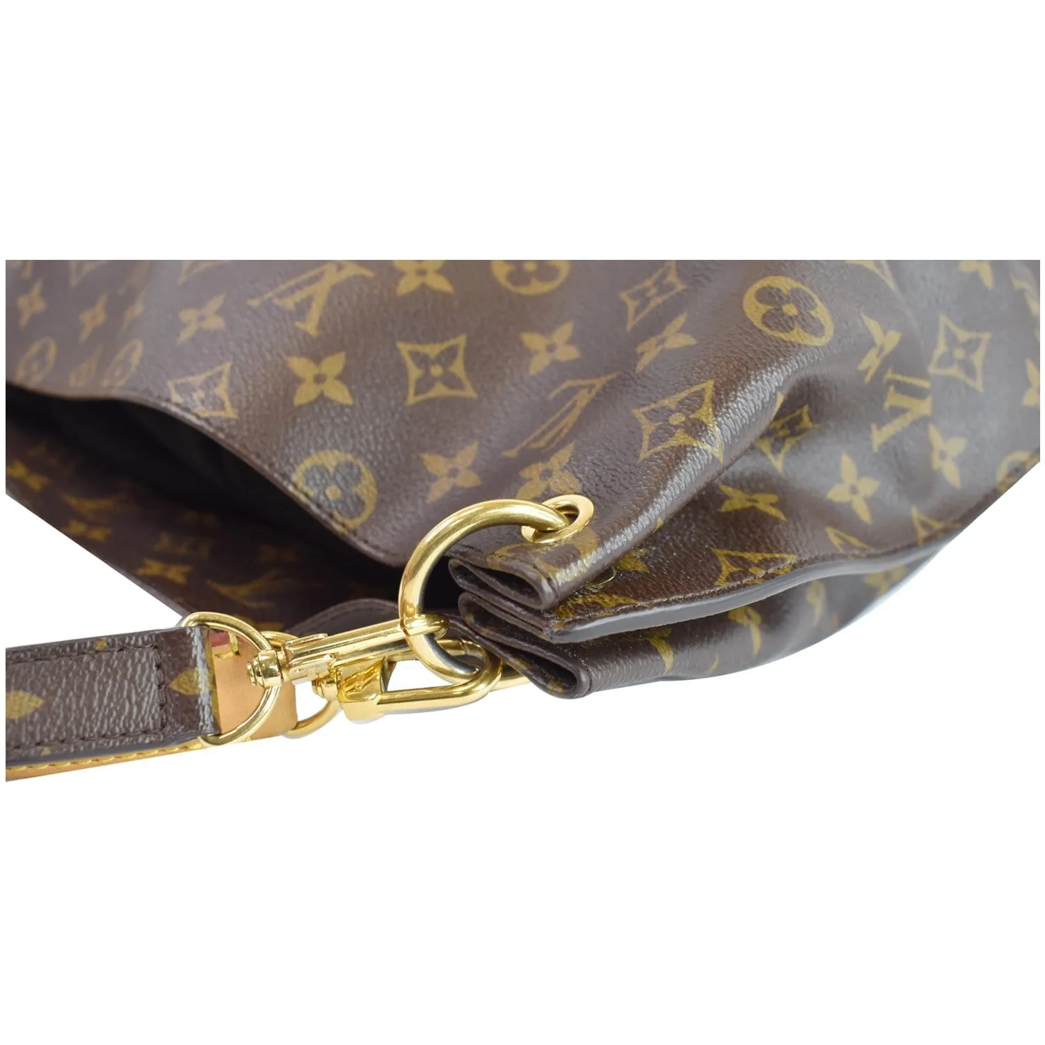 LOUIS VUITTON Metis Hobo Monogram Canvas Shoulder Bag Brown