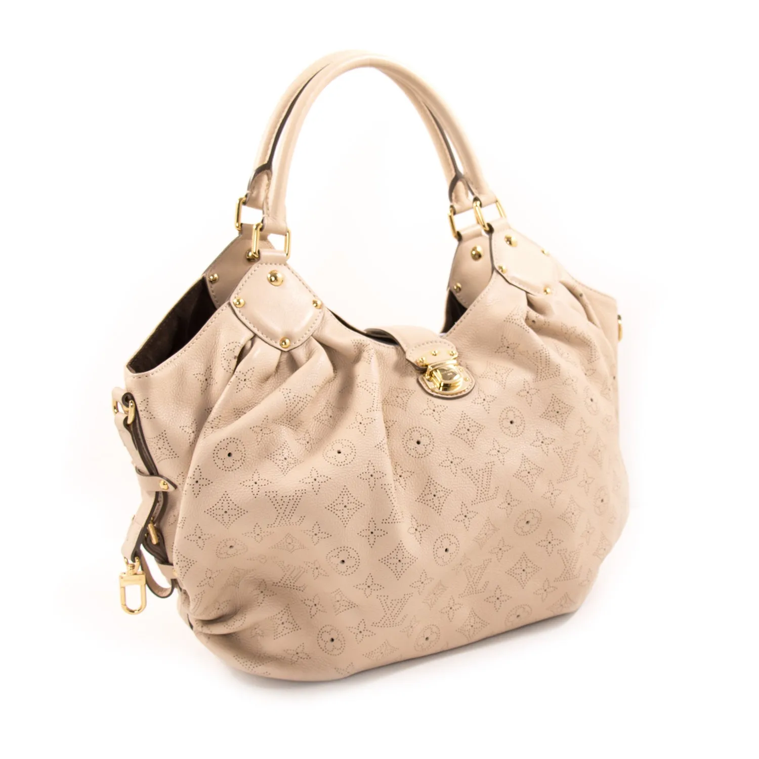 Louis Vuitton Monogram Mahina L Hobo Bag