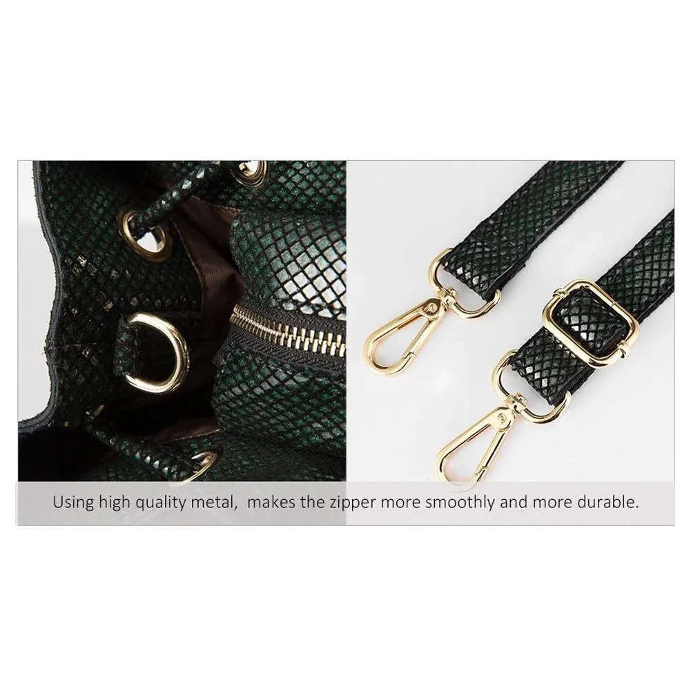 <bold>Bucket / Crossbody Bag <br>Genuine-Leather