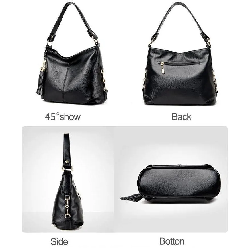 <bold>Hobo  / Tote Bag <br>Genuine-Leather