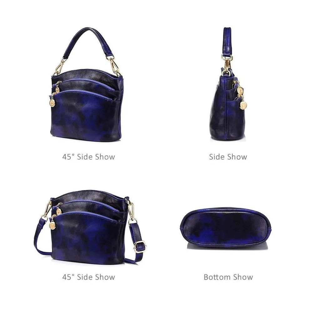 <bold>Messenger / Crossbody Bag <br>Genuine-Leather