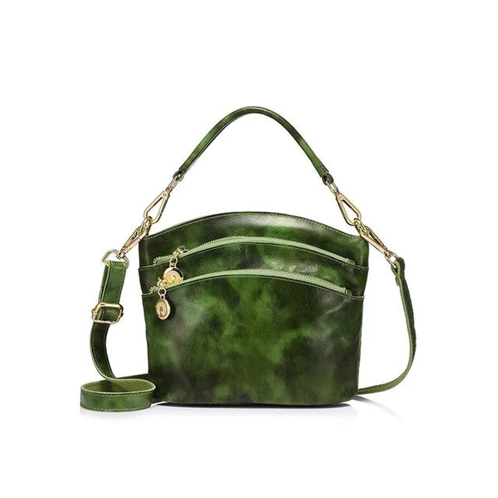 <bold>Messenger / Crossbody Bag <br>Genuine-Leather