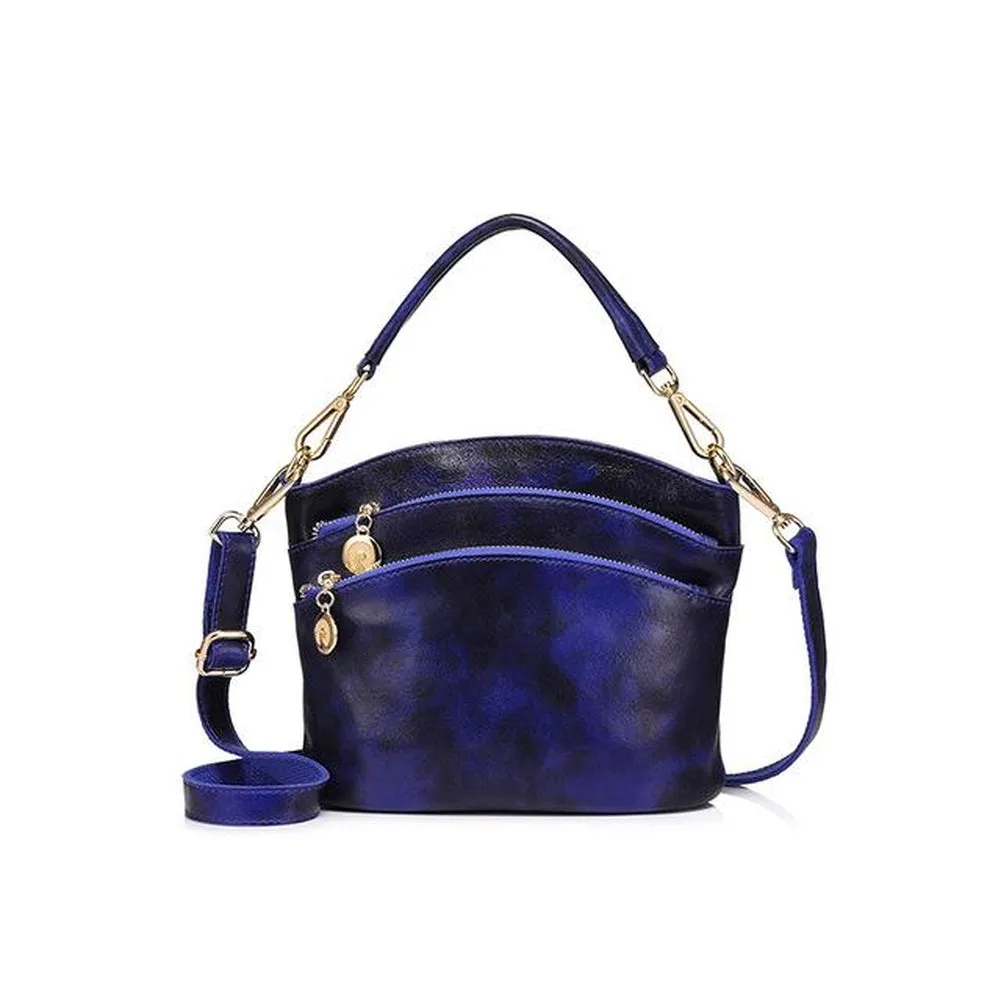 <bold>Messenger / Crossbody Bag <br>Genuine-Leather