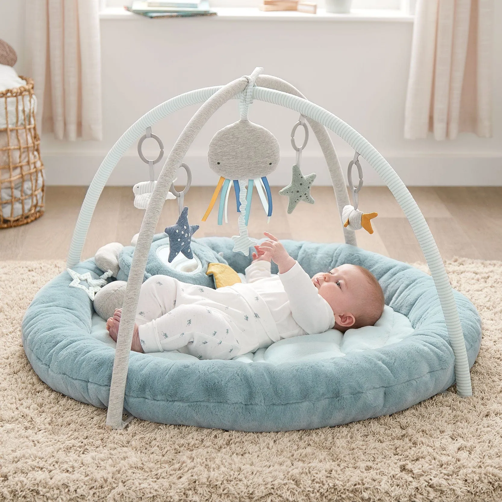 Mamas & Papas Welcome to the World Playmat- Blue