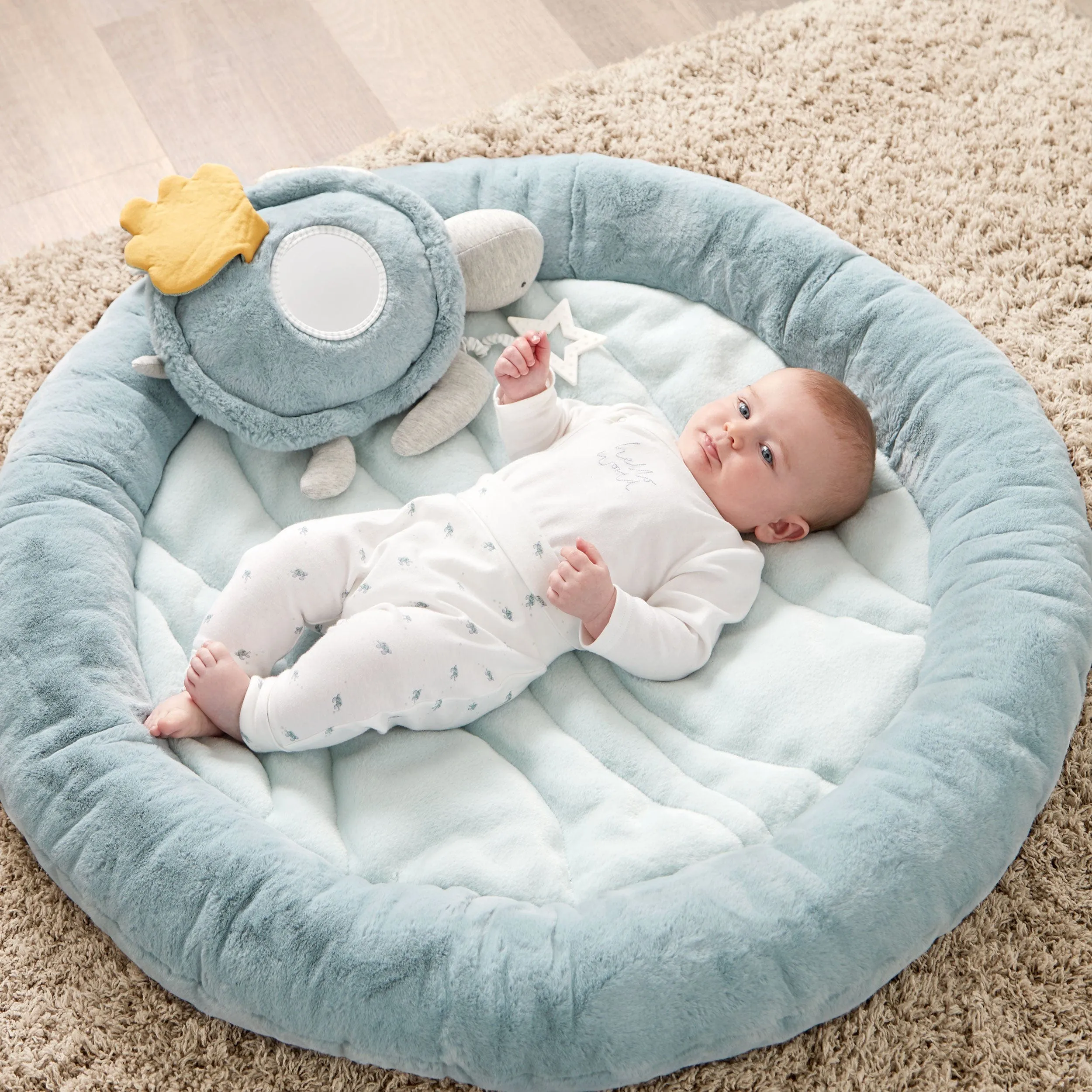Mamas & Papas Welcome to the World Playmat- Blue