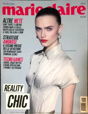 MARIE Claire Magazine Italia August 2009 ZUZANA GREGOROVA Leah De Wavrin ANNE V