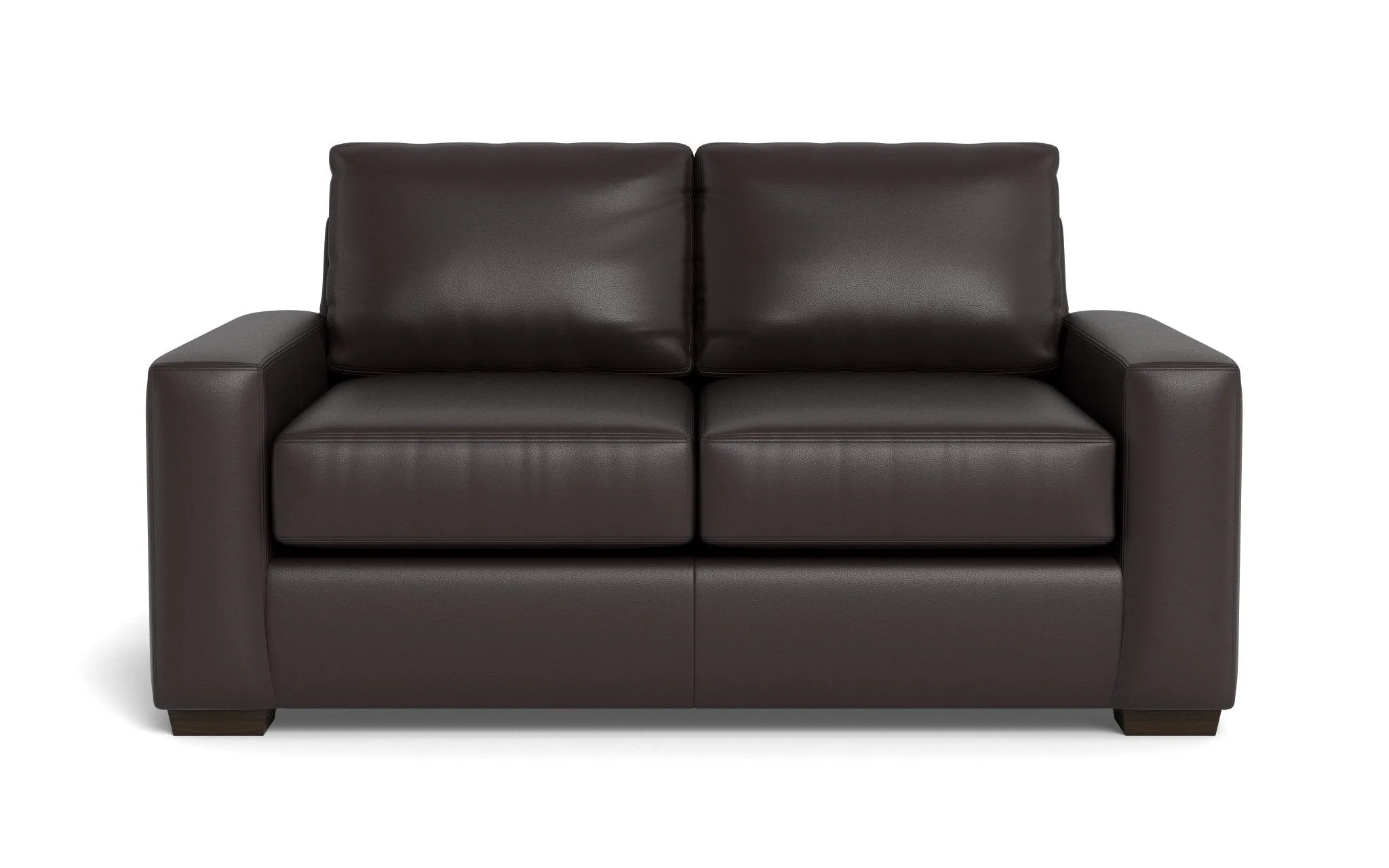 Mas Mesa 72" Deep Leather Loveseat