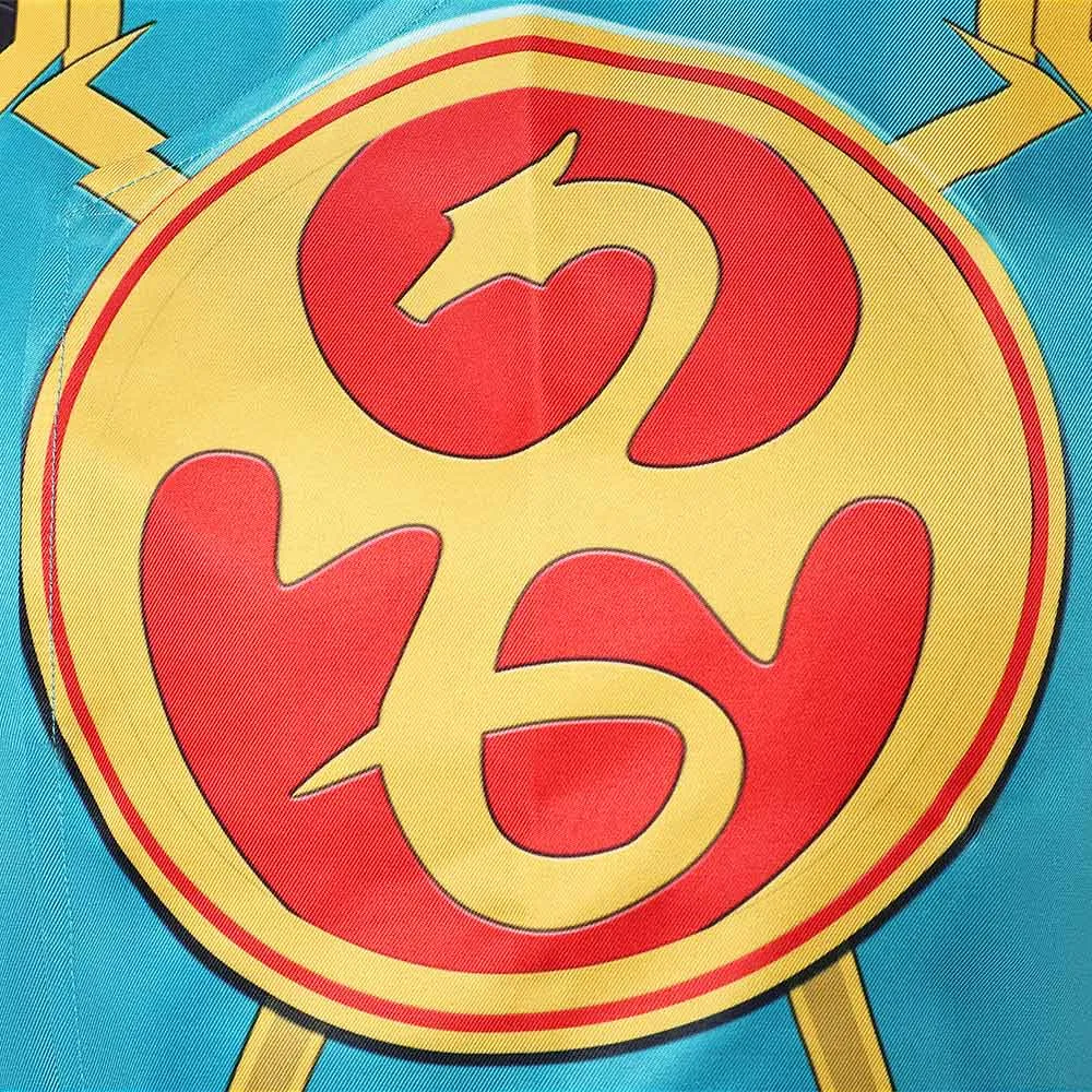 Mv Rivals Iron Fist Cosplay Linlie Costume Man Blue Yellow Outfits Halloween Carnival Suit
