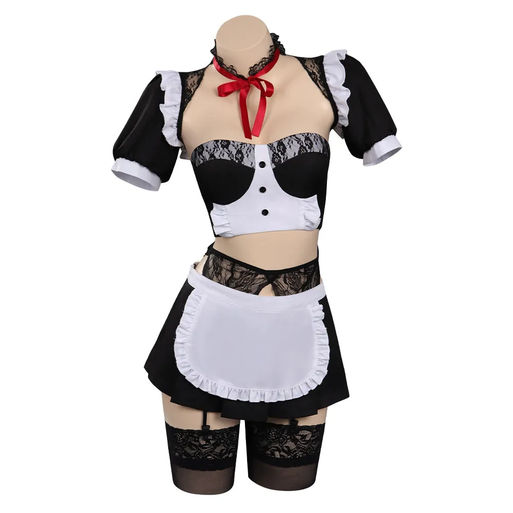 My Dress-Up Darling Kitagawa Marin Cosplay Costume Maid Dress Outfits Halloween Carnival Suit