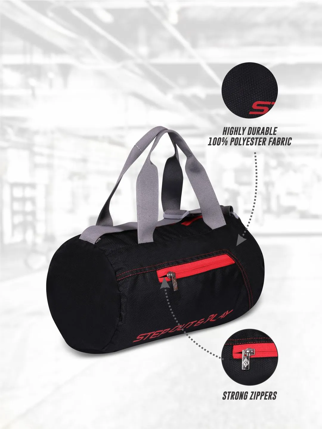 NIVIA New Round 11.5L Junior. Bag (Black)