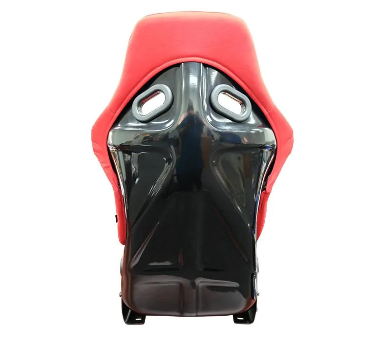 NRG FRP-300RD Fiber Glass Bucket Seat with Red Cloth (Large)