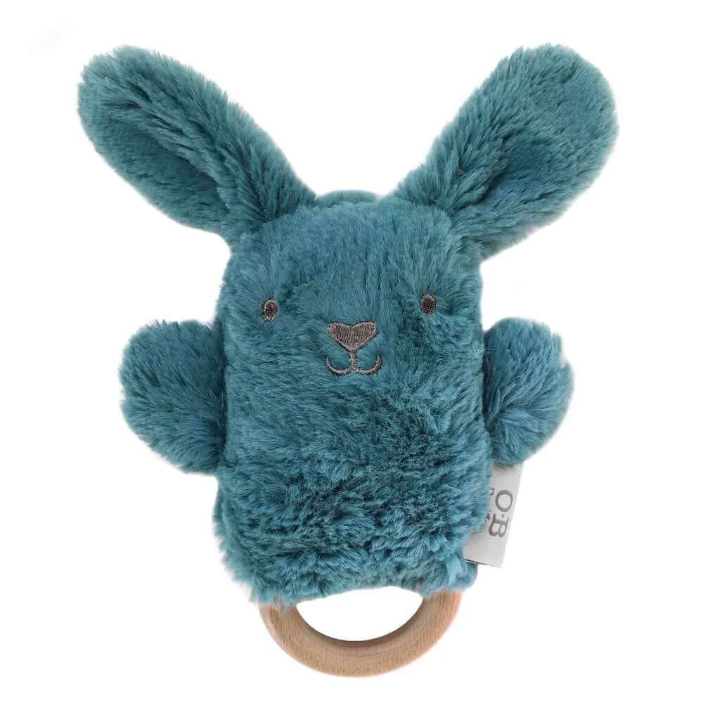 O.B Designs Banjo Bunny Rattle & Teething Ring