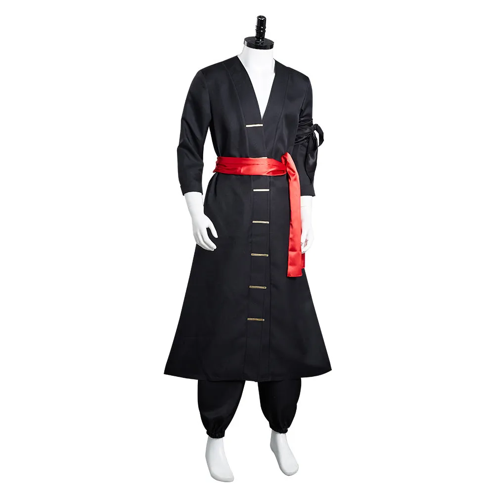 One Piece Wano Country Roronoa Zoro Kimono Outfits Cosplay Costume Halloween Carnival Suit