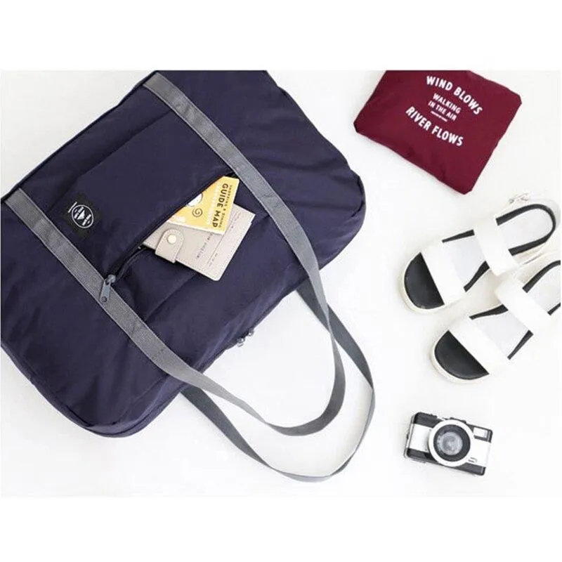 Packable Travel Duffel Bag Foldable Waterproof Carry Storage Luggage Tote New