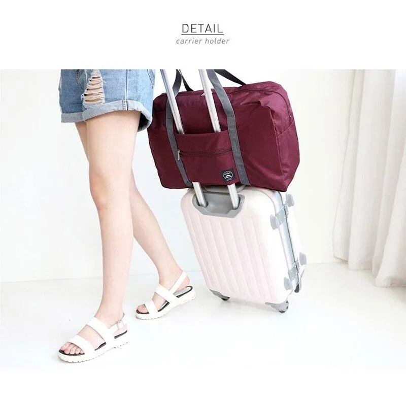 Packable Travel Duffel Bag Foldable Waterproof Carry Storage Luggage Tote New