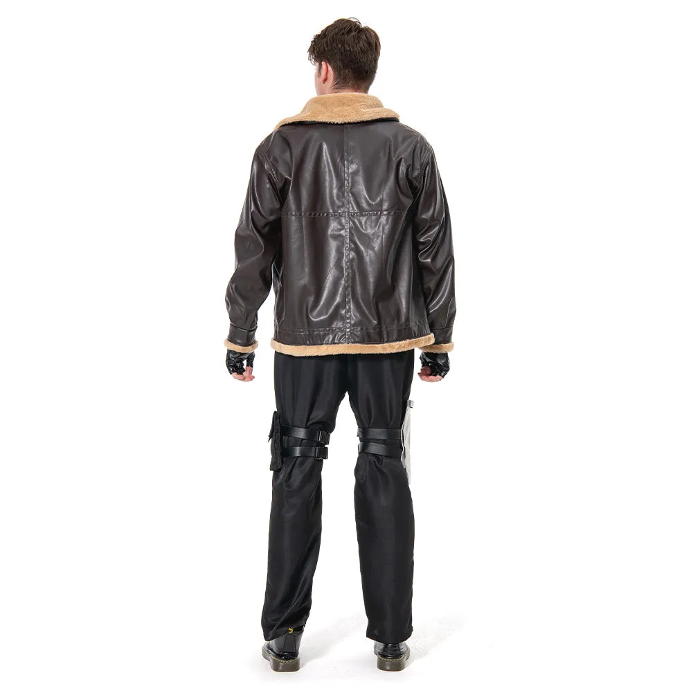 Resident Evil 4 Remake - Leon S.Kennedy Cosplay Costume Coat Pants Gloves Outfits Halloween Carnival Suit