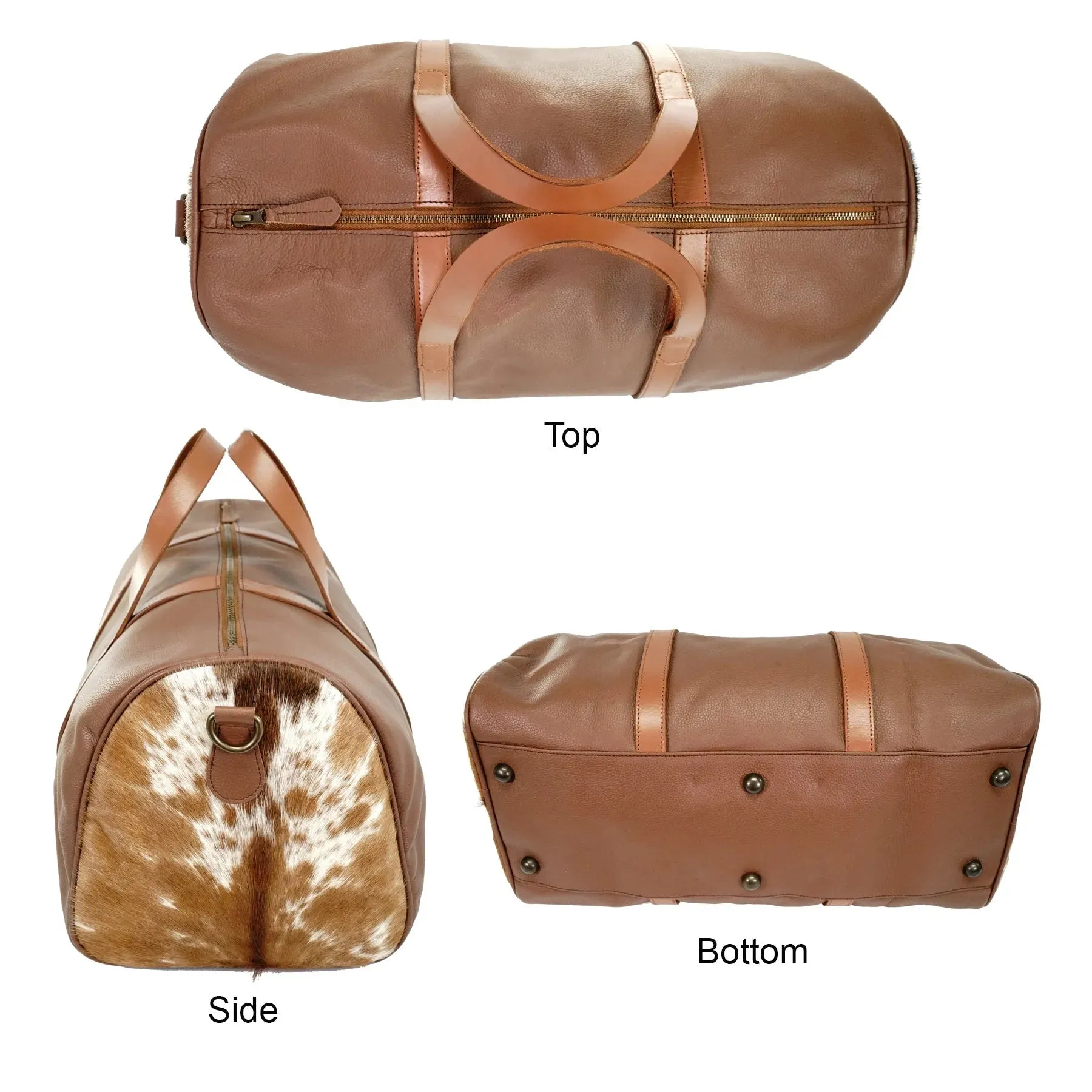 RODEO Daily Duffel cowhide leather Bag