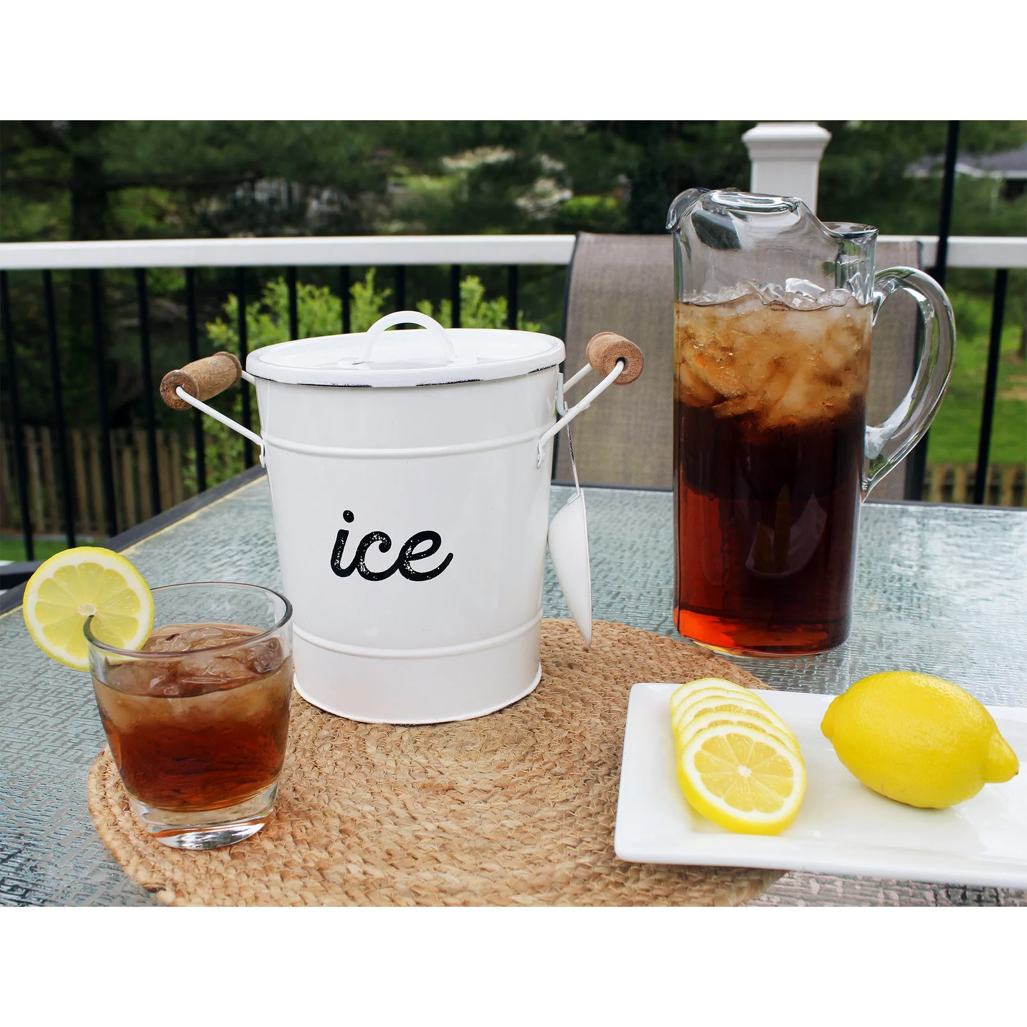 Rustic Enamelware Ice Bucket (Case of 8)
