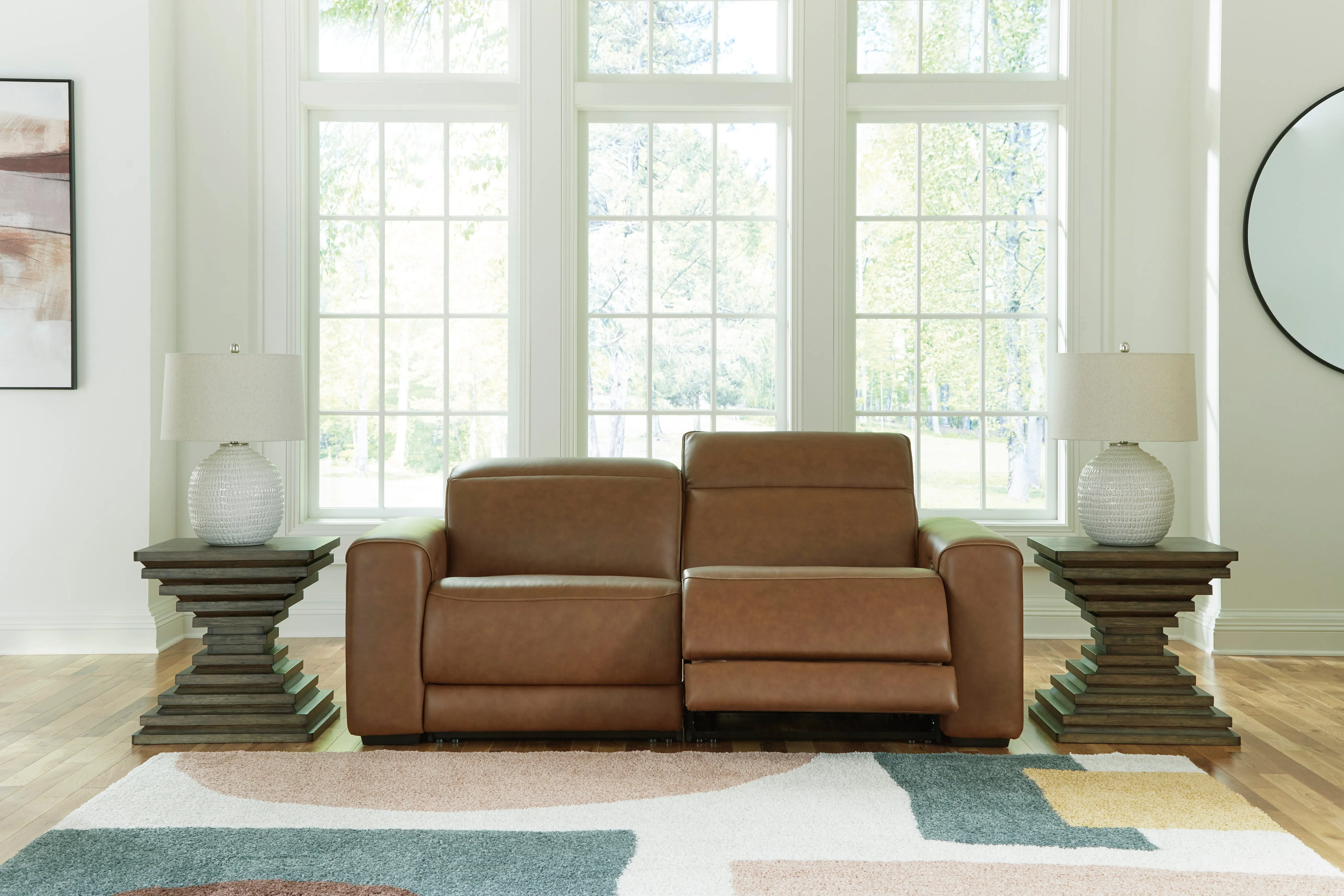 Rylee 2 PC Leather Sofa