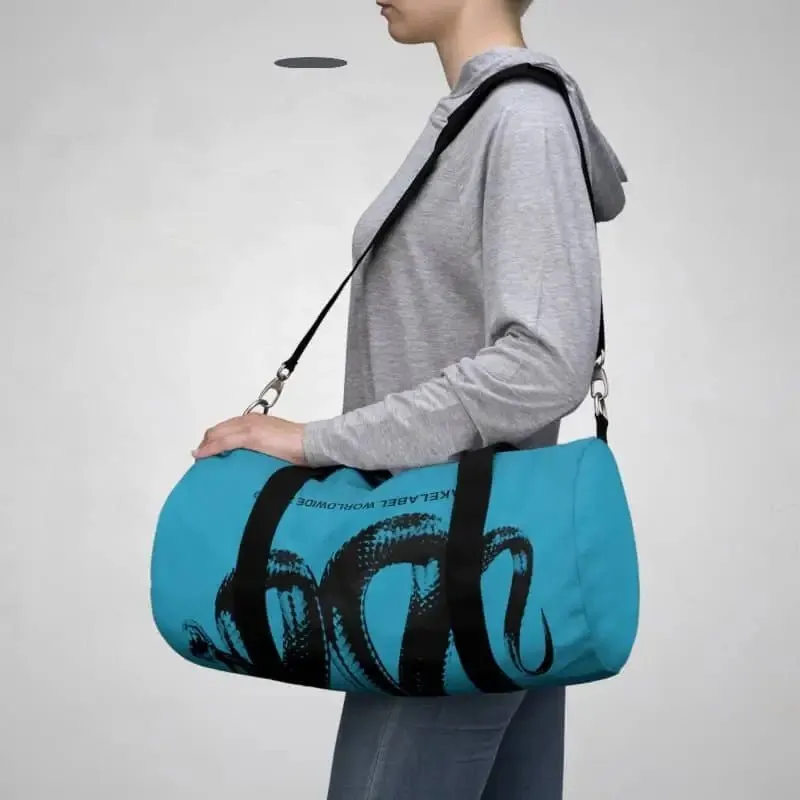 Snake Duffel Bag with Adjustable Strap & Name Tag - Lightweight 100% Polyester Travel Bag for Gym & Trips