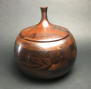 SOLD Mid Century Modern Teak Wood Ice Bucket