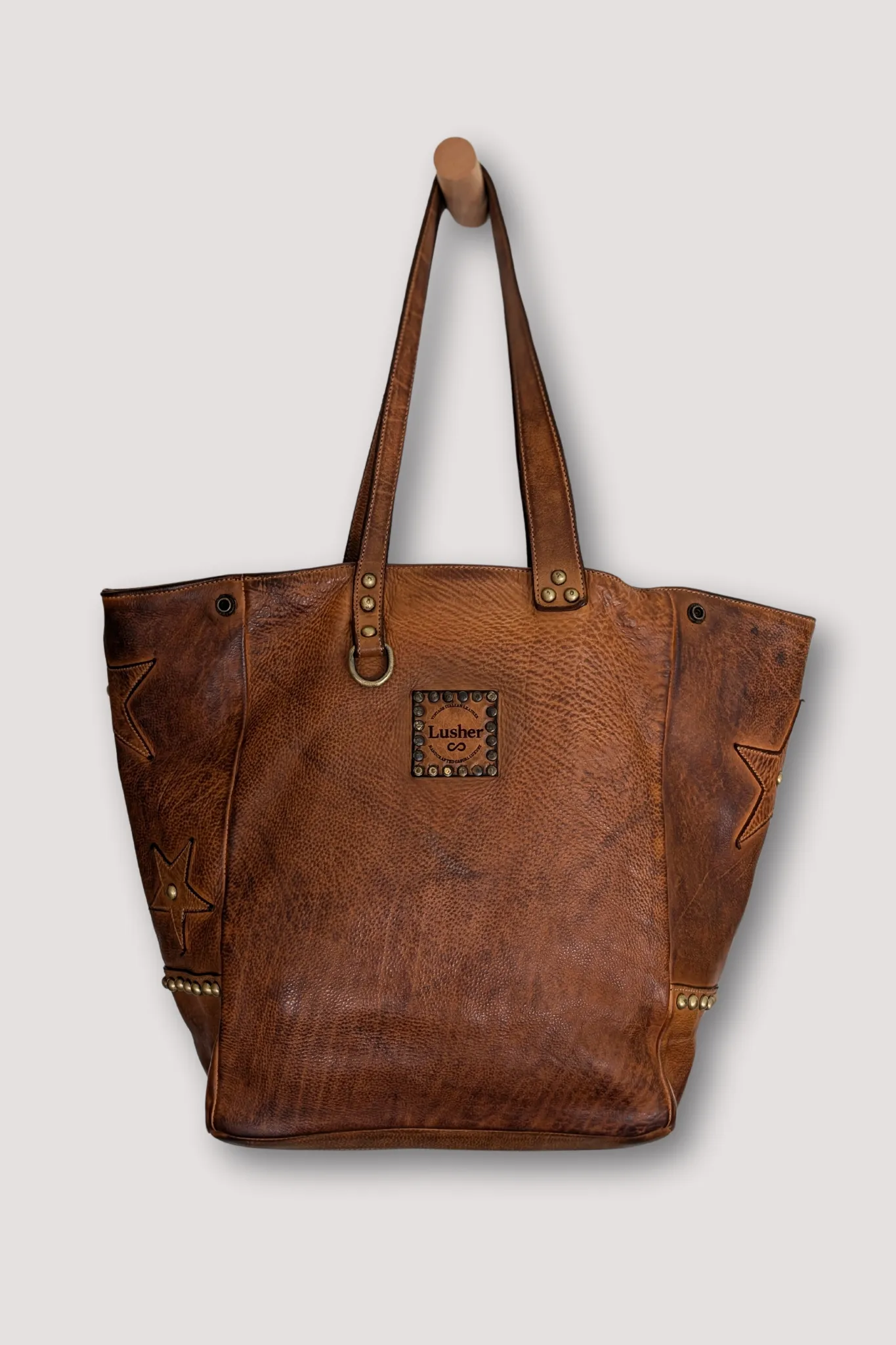 Star Tote - Cognac Rocks