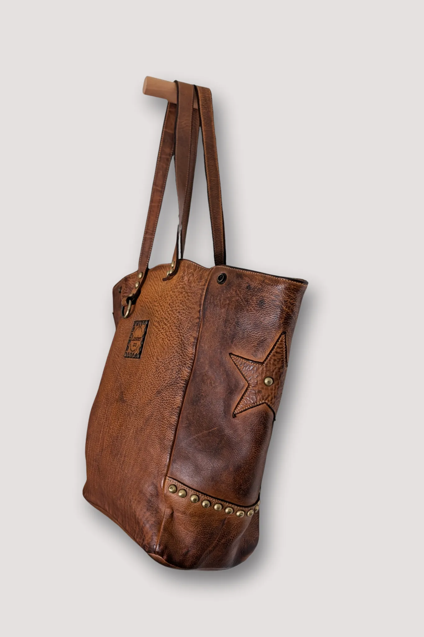 Star Tote - Cognac Rocks