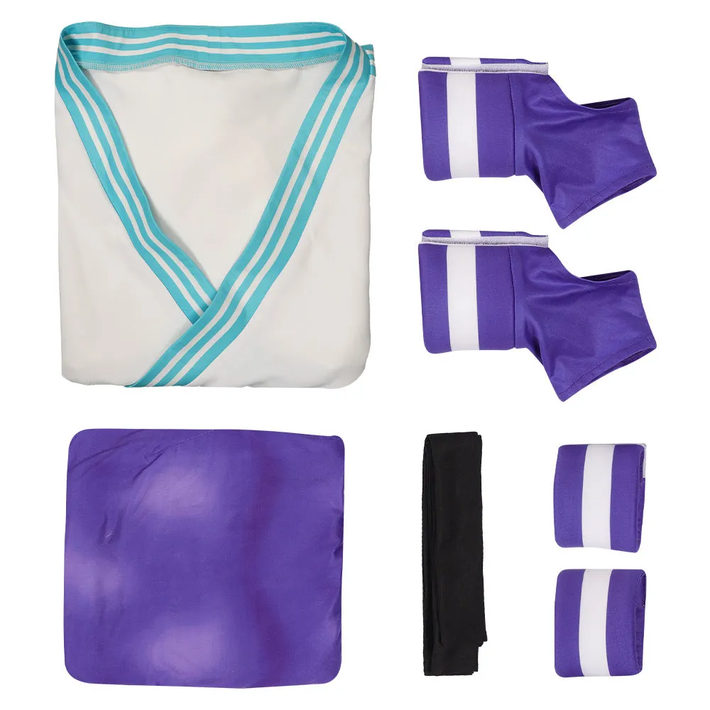 Street Fighter 6-Manon Cosplay Costume Jumpsuit Belt Halloween Carnival Disguise Suit