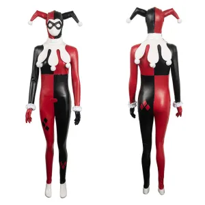 Suicide Squad: Kill the Justice League Harley Quinn Red & Black Joker Set Cosplay Costume Outfits Halloween Carnival Suit