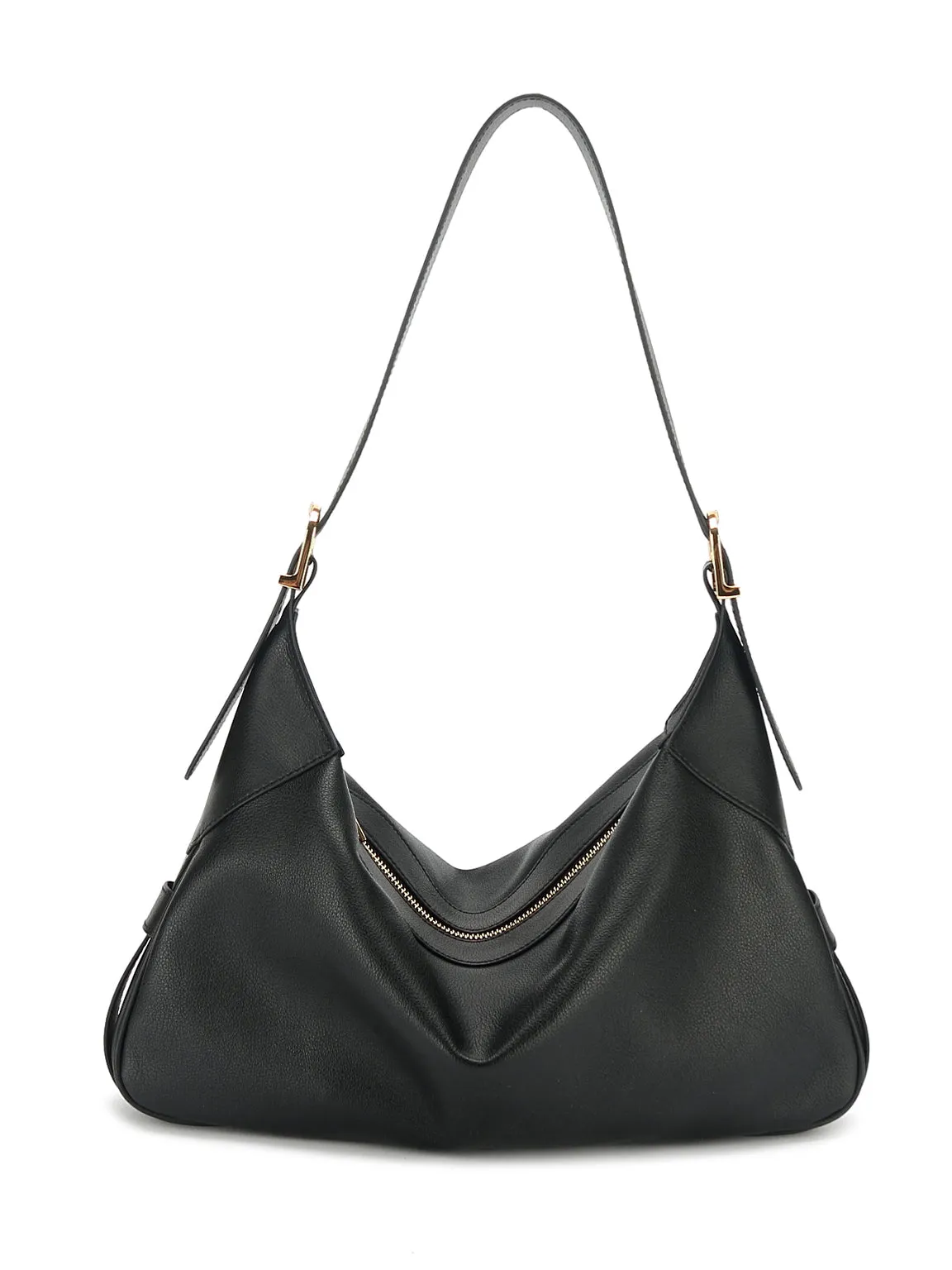 Supple Leather Romy Hobo Bag Single Strap Baguette Shoulder Bag
