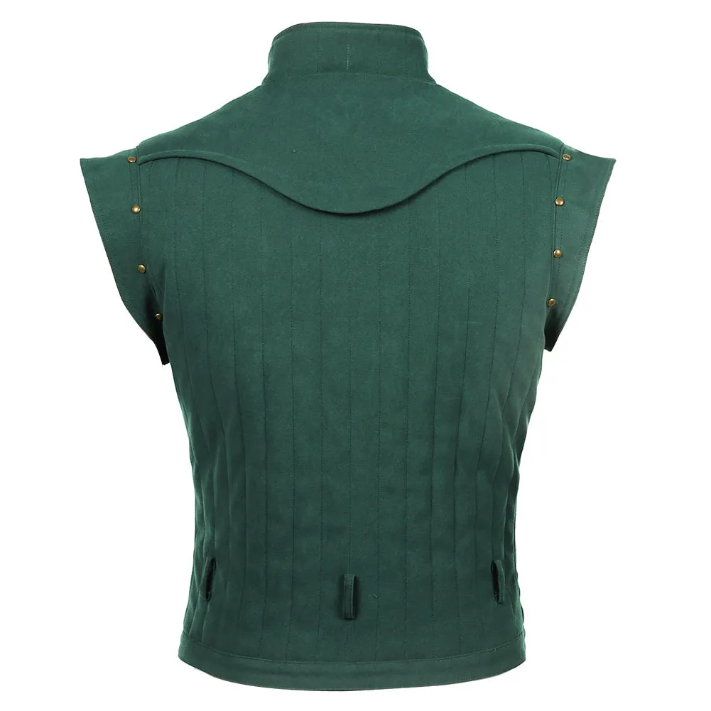 Tangled Halloween Carnival Suit Flynn Rider Cosplay Costume Vest Shirt Outfit