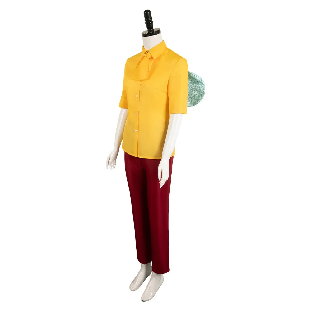 The Fairly OddParents Wanda Yellow Set Cosplay Costume Outfits Halloween Carnival Suit