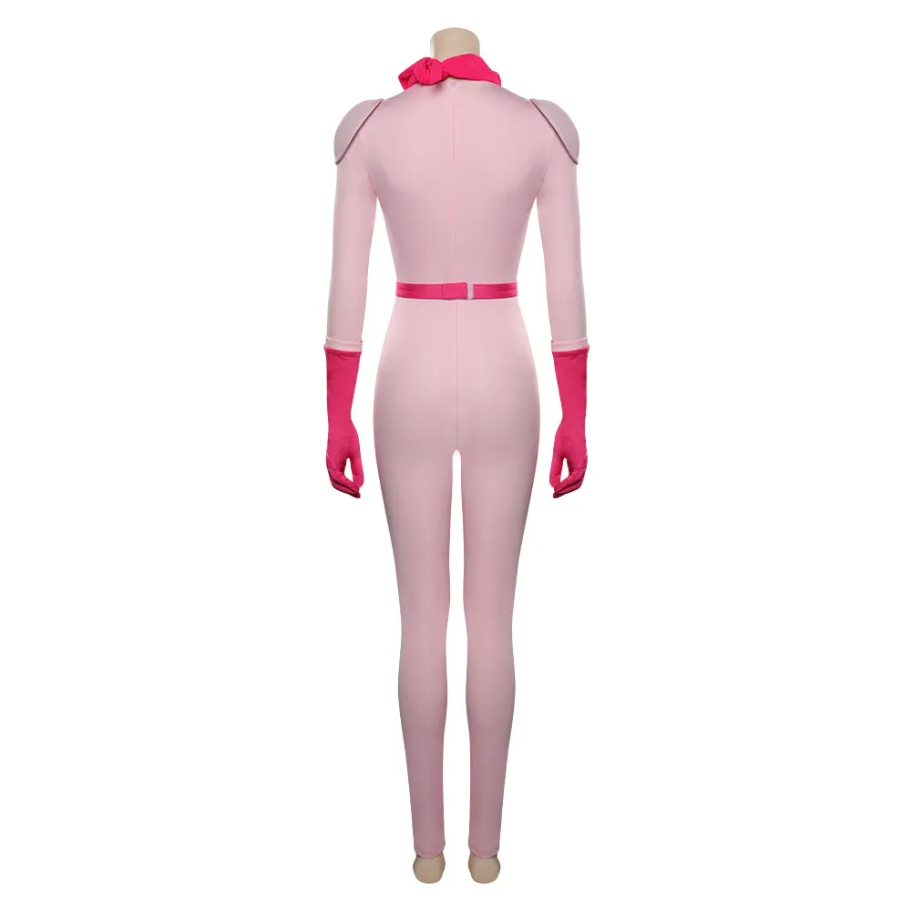 The Super Mario Bros. Movie Peach Cosplay Costume Jumpsuit Outfits Halloween Carnival Suit