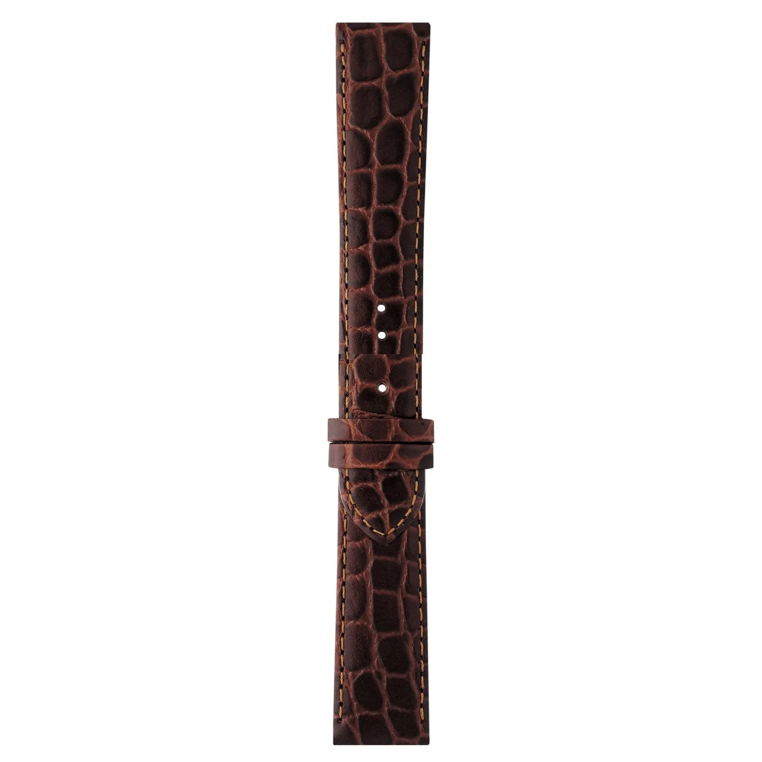 Tissot 20mm Heritage Brown Leather Strap without Buckle