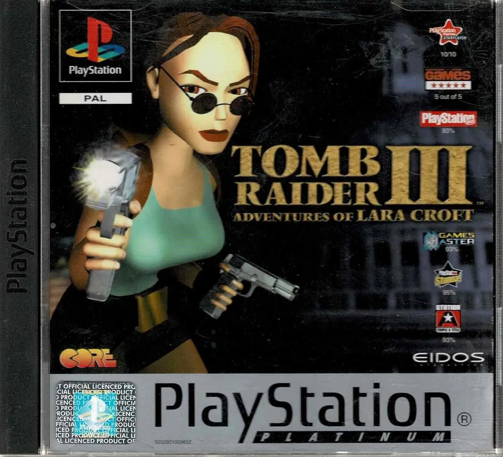 Tomb Raider 3 (Platinum)