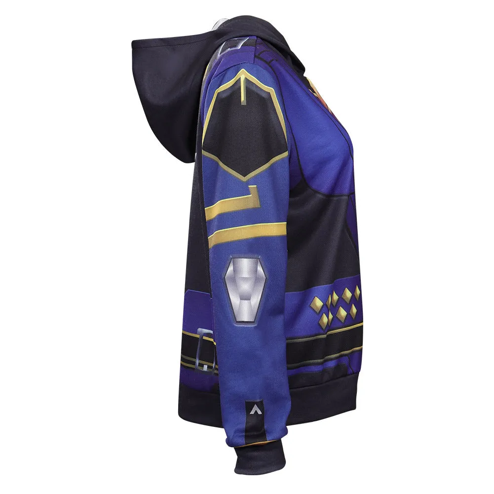 Valorant Reyna Cosplay Costume Hoodie Coat Outfits Halloween Carnival Suit